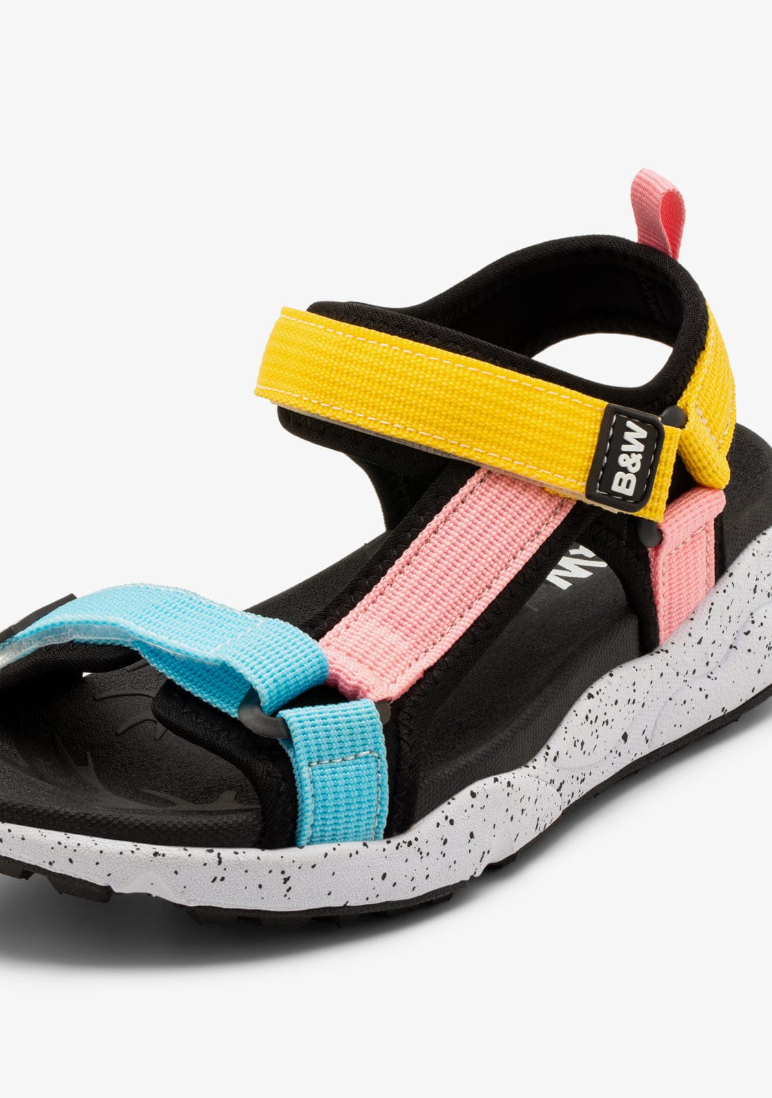 B&W JUNIOR ZAPATOS / SANDALIAS / TIRAS Black / Multi Strips Sandals