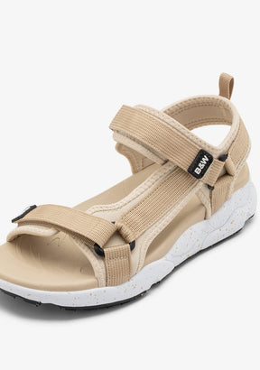 B&W JUNIOR ZAPATOS / SANDALIAS / TIRAS Light Gold Strips Sandals