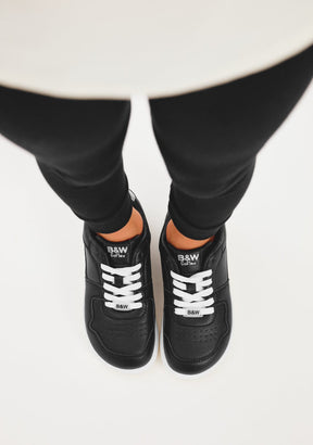 B&W JUNIOR ZAPATOS / SNEAKERS / BASKET Black Goflex Respectful Low Sneakers