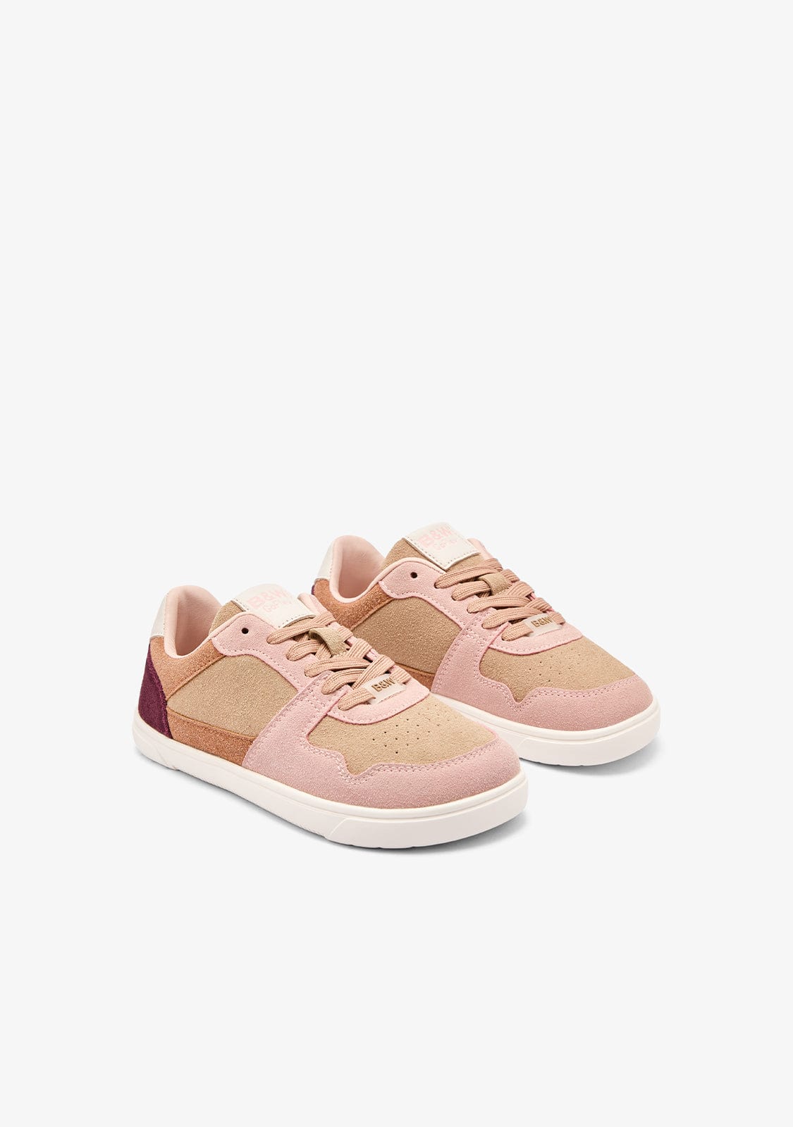 B&W JUNIOR ZAPATOS / SNEAKERS / BASKET Multi Beige Goflex Microsuede Sneakers