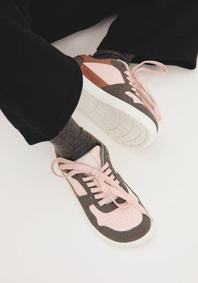 B&W JUNIOR ZAPATOS / SNEAKERS / BASKET Multi Pink Goflex Respectful Microsuede Sneakers