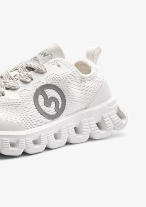 B&W JUNIOR ZAPATOS / SNEAKERS / JOGGING White Mesh Sneakers