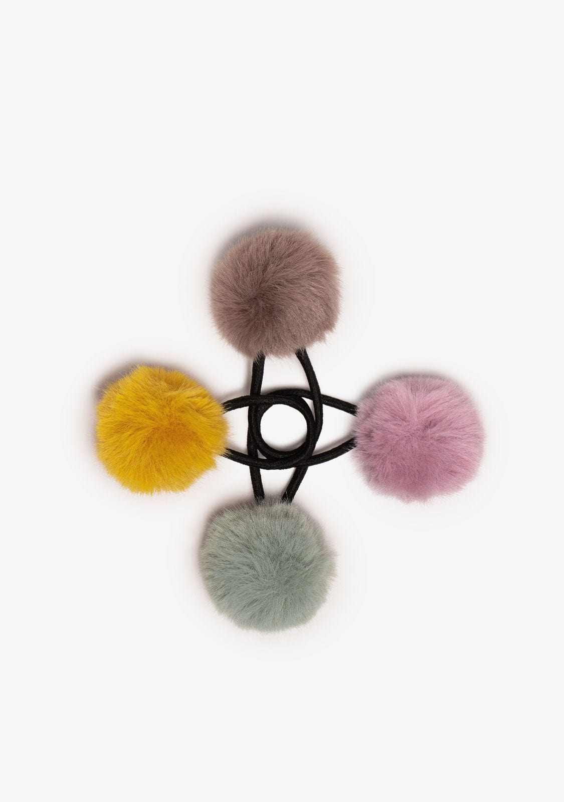 CONGUITOS ACCESORIOS / COLETEROS Multicolour Fur Scrunchies Pack