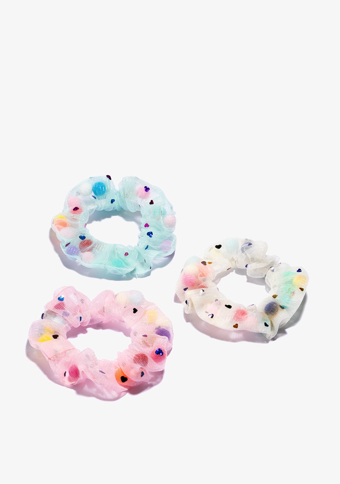 CONGUITOS ACCESORIOS / COLETEROS Multicolour Hair Scrunchies Three Pack