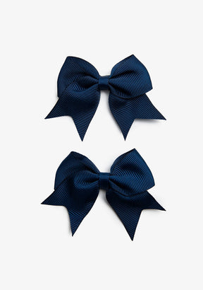 CONGUITOS ACCESORIOS / COLETEROS Navy Bows Set