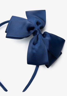 CONGUITOS ACCESORIOS / DIADEMAS Navy Bow Headband