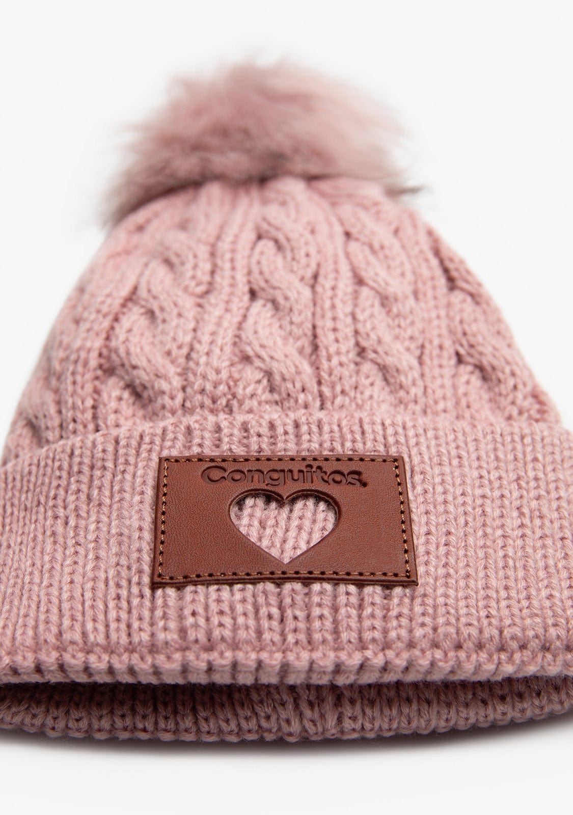 CONGUITOS ACCESORIOS / GORROS Pink Pompom Beanie