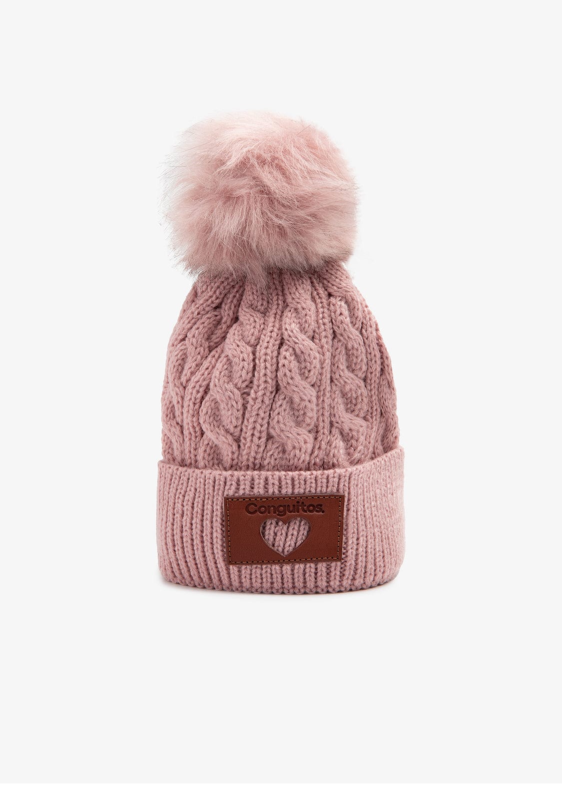 CONGUITOS ACCESORIOS / GORROS Pink Pompom Beanie