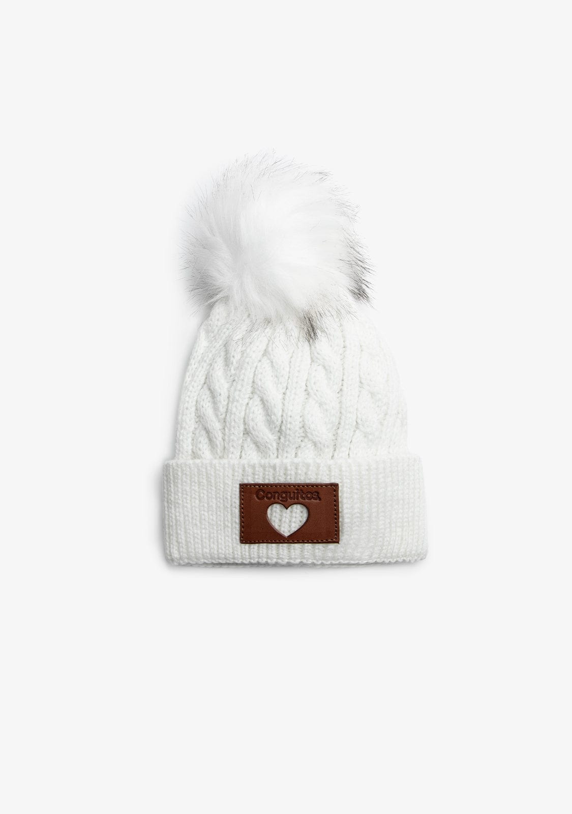 CONGUITOS ACCESORIOS / GORROS White Pompom Beanie