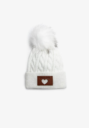 CONGUITOS ACCESORIOS / GORROS White Pompom Beanie