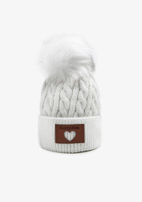 CONGUITOS ACCESORIOS / GORROS White Pompom Beanie