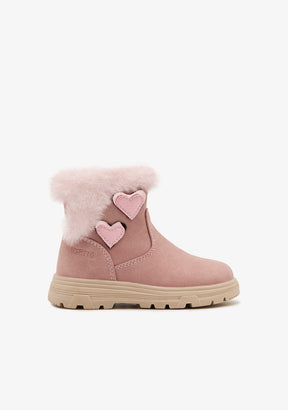 CONGUITOS Baby's Pink Hearts Boots