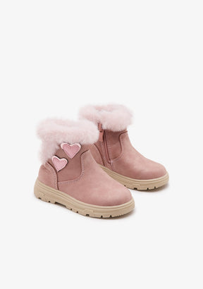 CONGUITOS Baby's Pink Hearts Boots