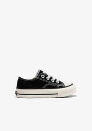 Conguitos BASKET Classic Canvas Sneakers Black