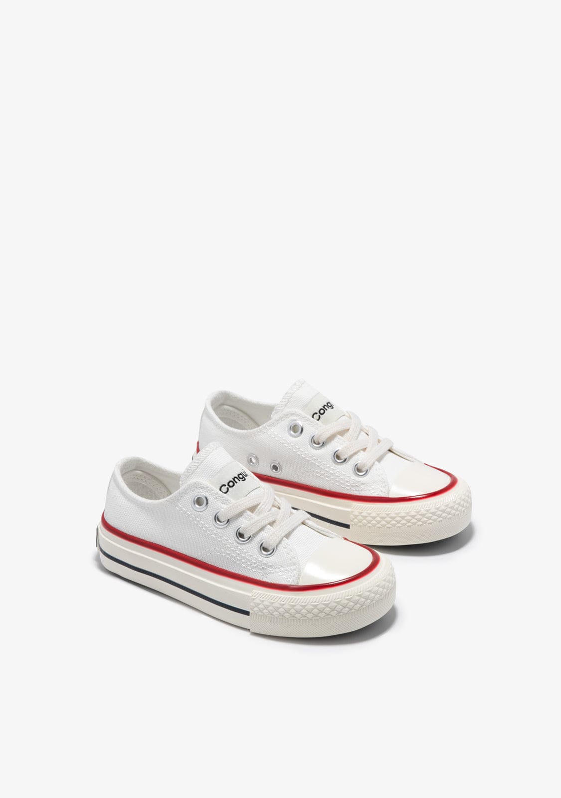 Conguitos BASKET Classic Canvas Sneakers White