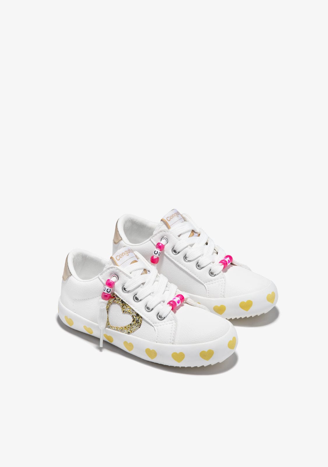 Conguitos BASKET Gold Heart Sneakers
