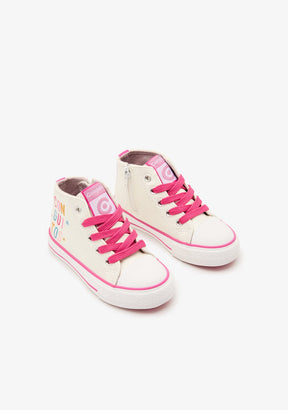 CONGUITOS BASKET Sneakers Letter White