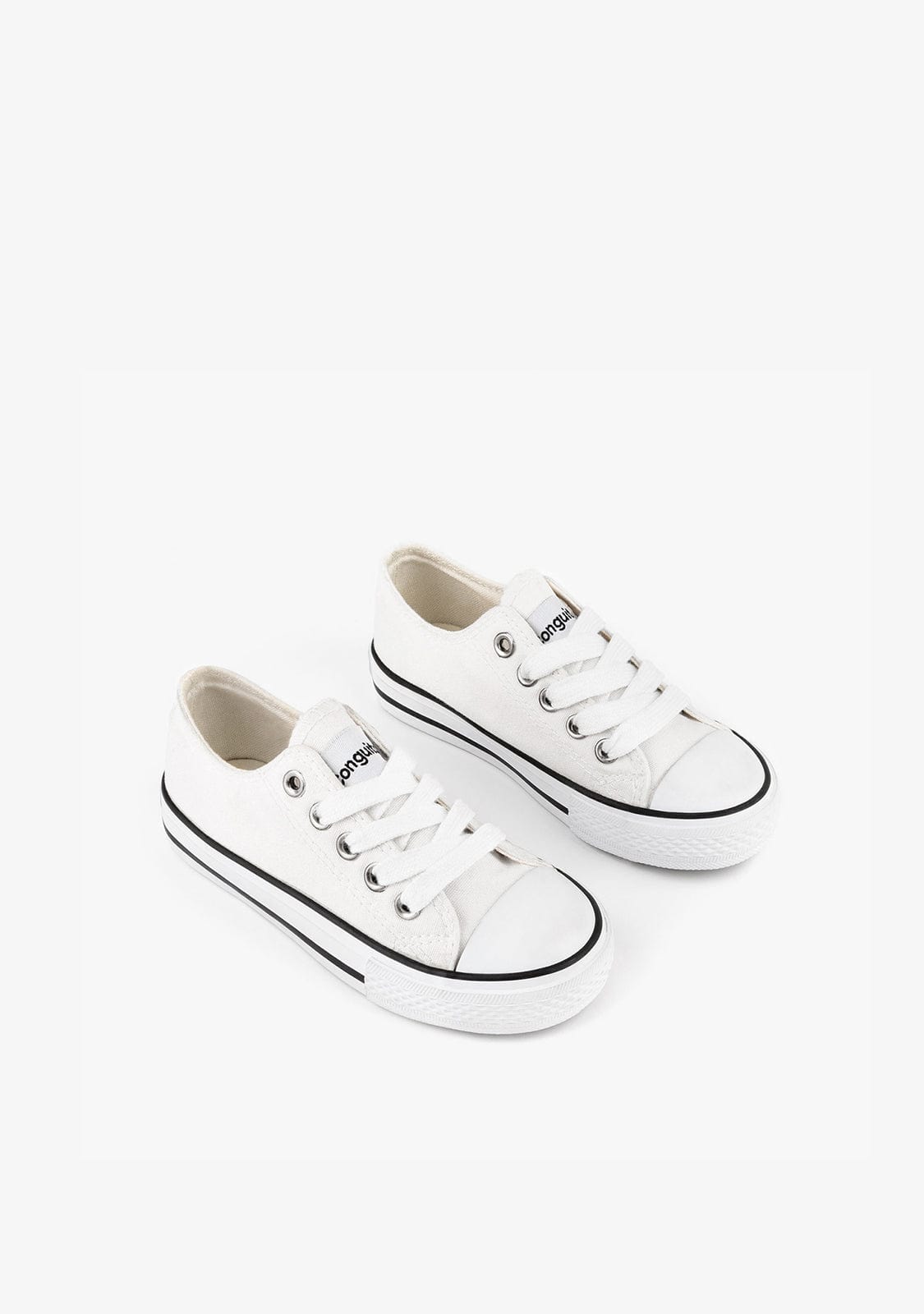 Conguitos BASKET White Classic Canvas Sneakers