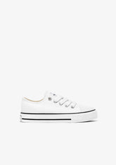 Conguitos BASKET White Classic Canvas Sneakers