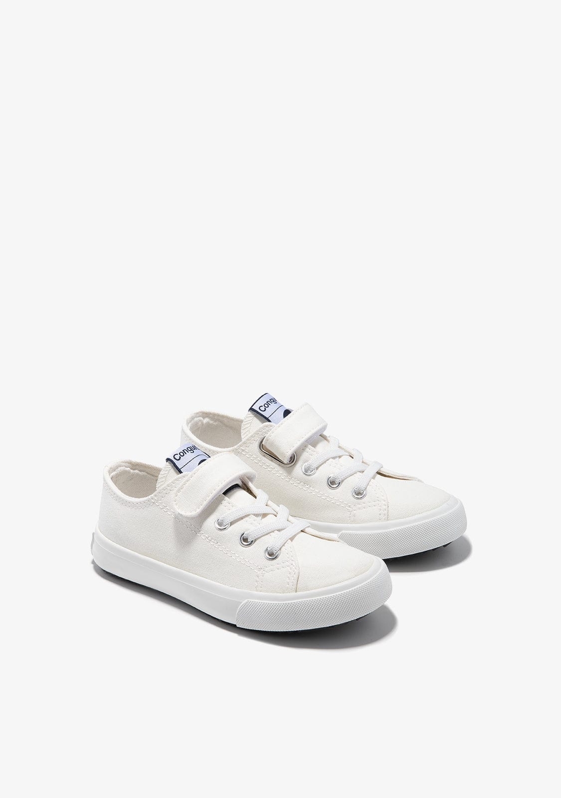 Conguitos BASKET White Elastic Laces Sneakers
