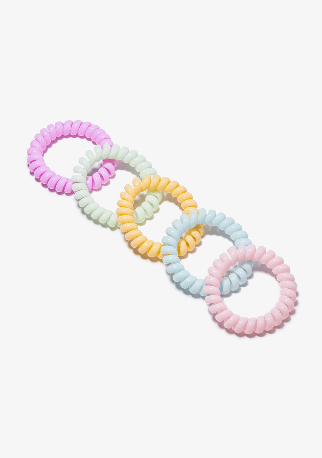 CONGUITOS COLETEROS Multicolour Spiral Scrunchies Set