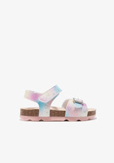 CONGUITOS HEBILLAS Multicolour Hearts Stars Sandals