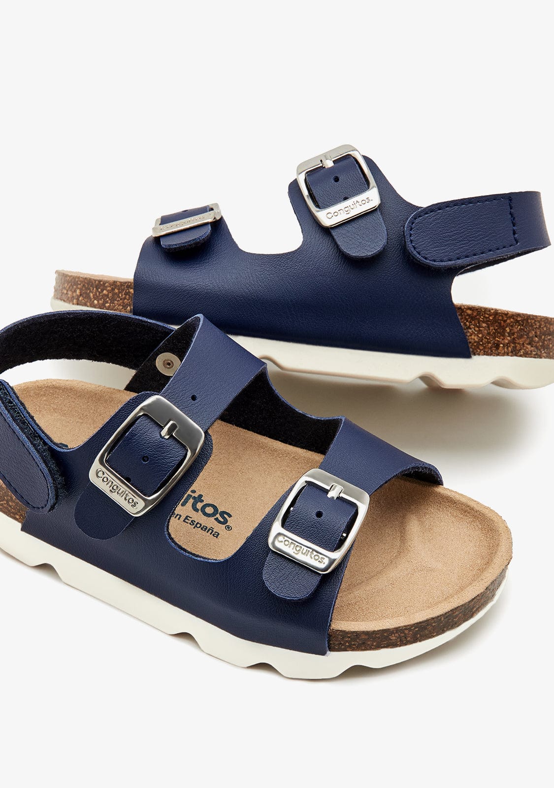 CONGUITOS HEBILLAS Navy Bio Buckle Sandals