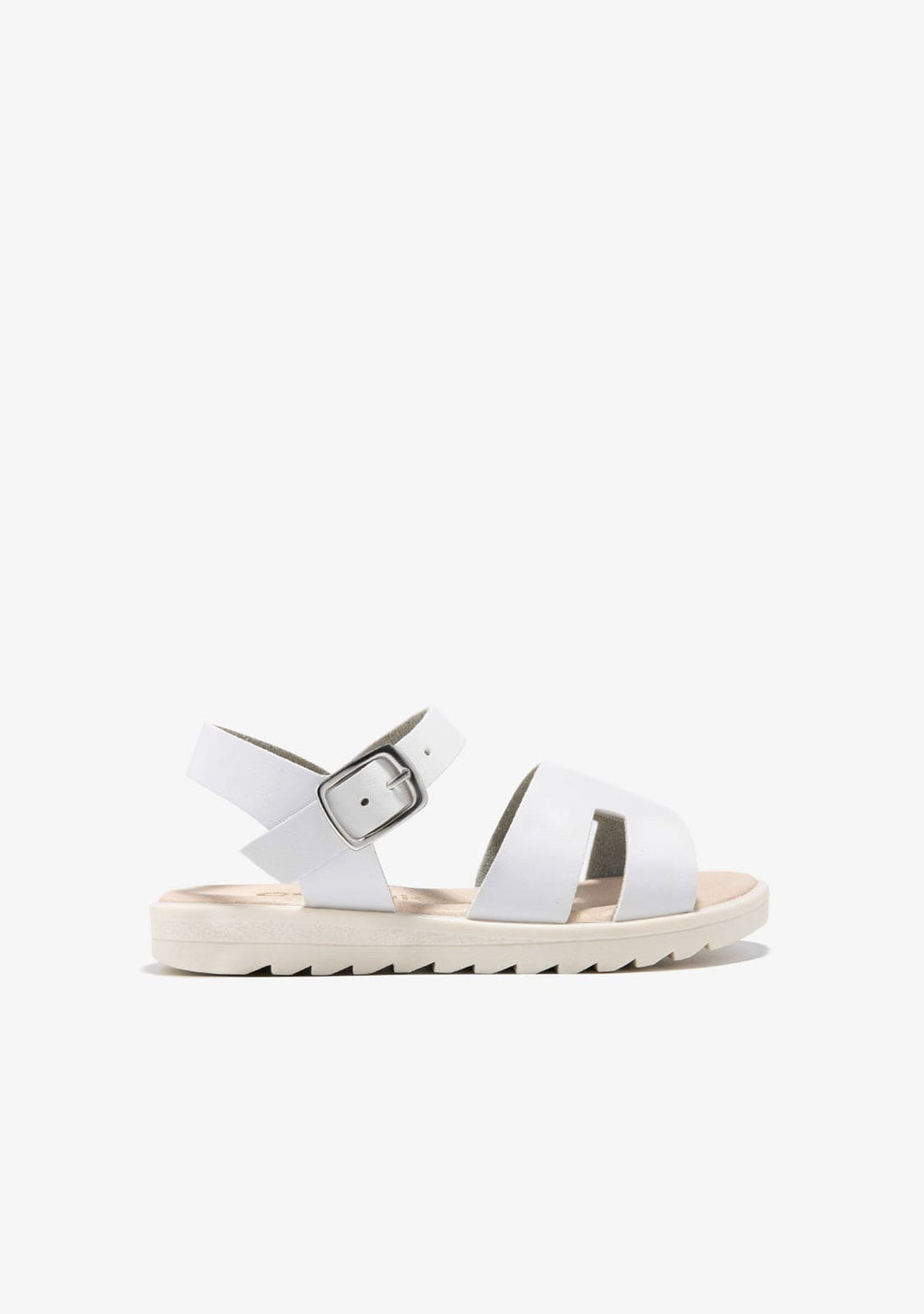 Thick White Strap Slides Buy Other Stories Leather Strap Sandals