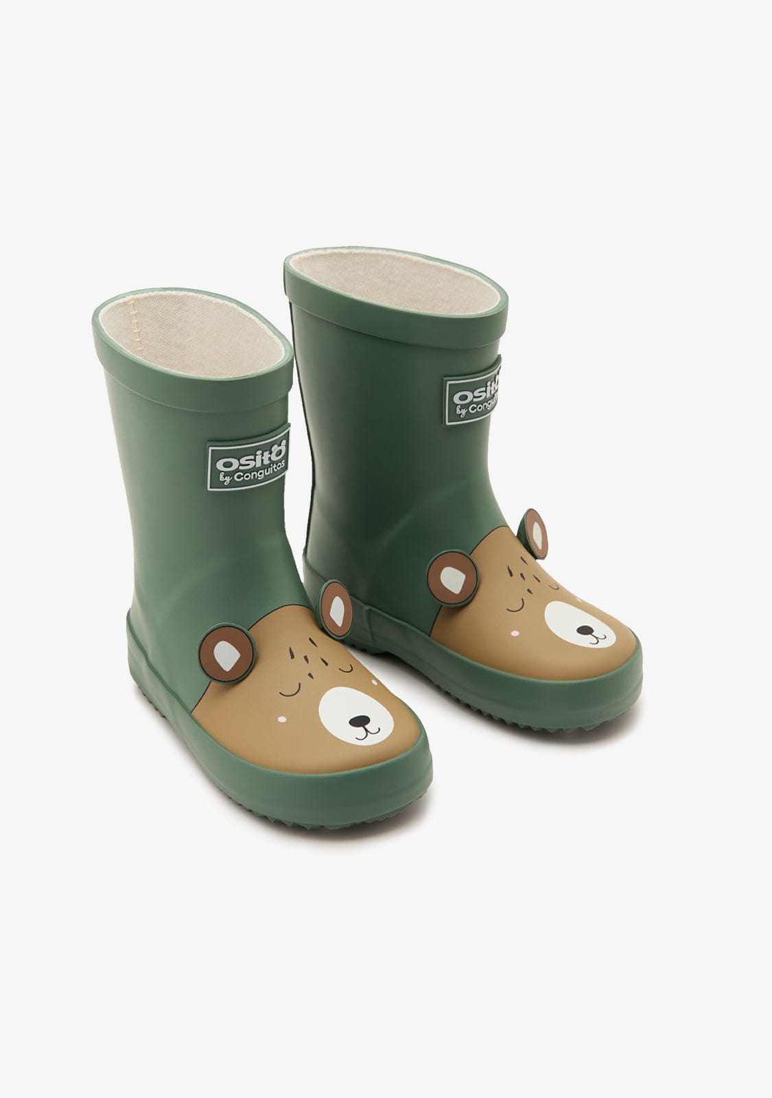 Conguitos Rain Boots Bear Khaki