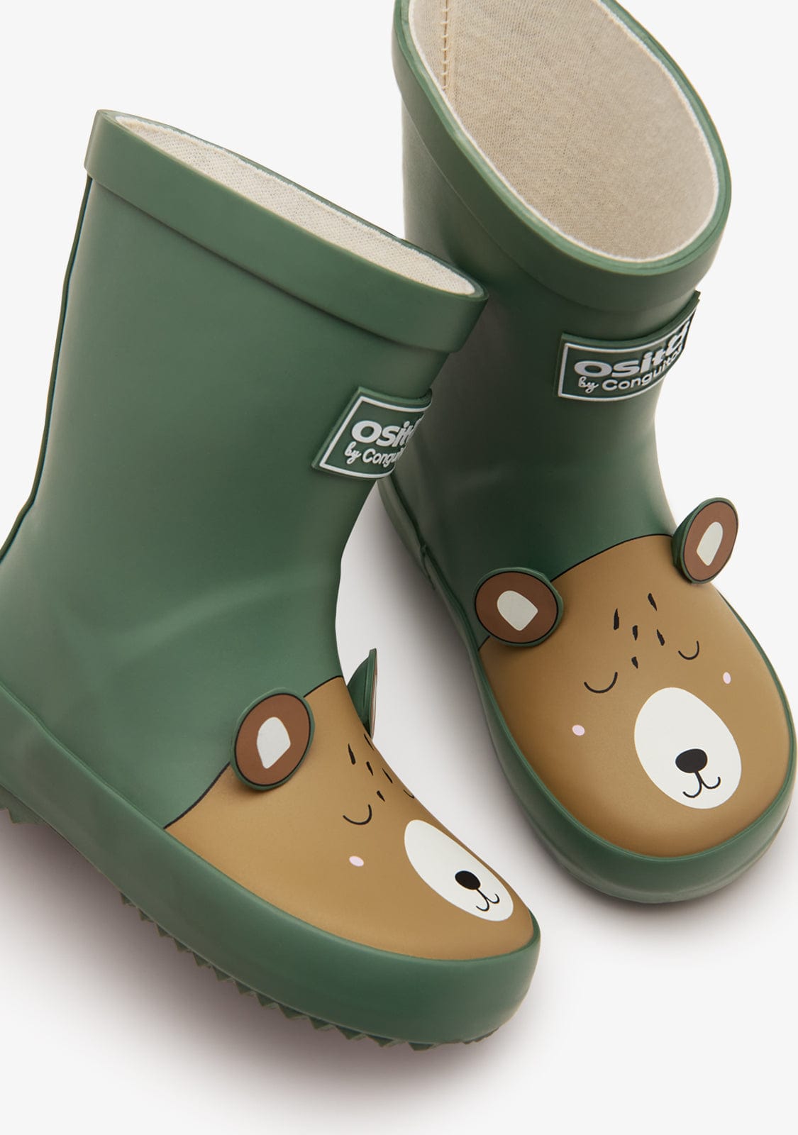 Conguitos RAIN BOOTS BEAR KHAKI