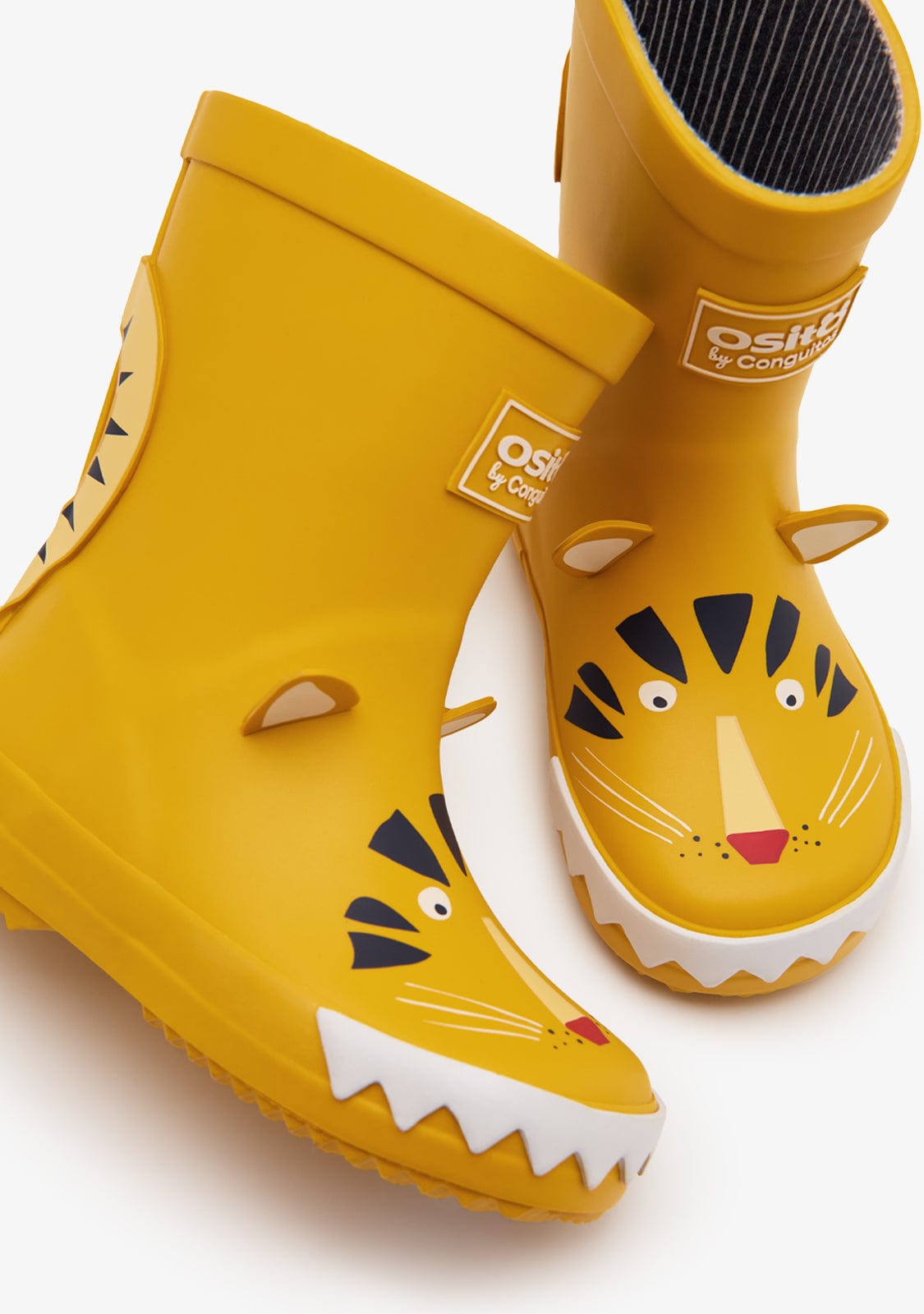 Yellow Tiger Rain Boots