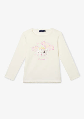 CONGUITOS ROPA / CAMISETAS / MANGA CORTA Off White Heart Bear T-Shirt