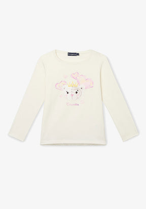 CONGUITOS ROPA / CAMISETAS / MANGA CORTA Off White Heart Bear T-Shirt