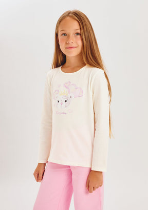 CONGUITOS ROPA / CAMISETAS / MANGA CORTA Off White Heart Bear T-Shirt