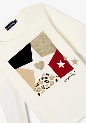 CONGUITOS ROPA / CAMISETAS / MANGA CORTA Off White Star Patchwork T-Shirt