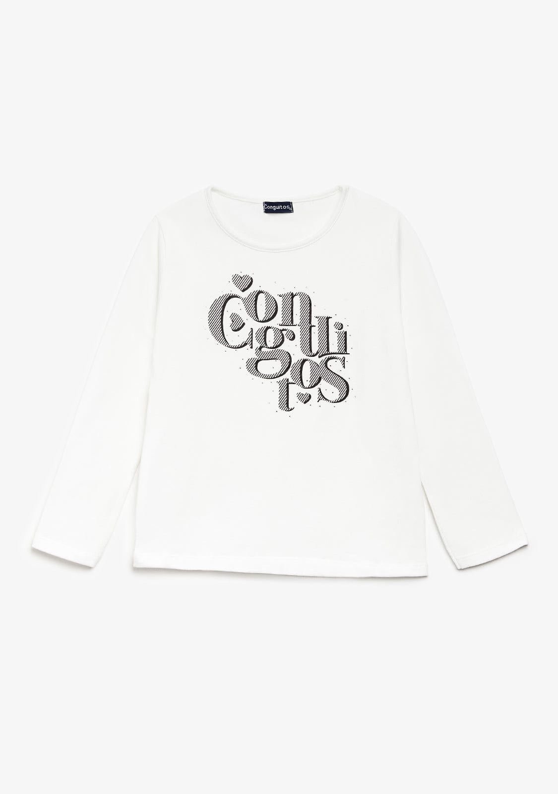 CONGUITOS ROPA / CAMISETAS / MANGA LARGA Off White Conguitos Print T-Shirt