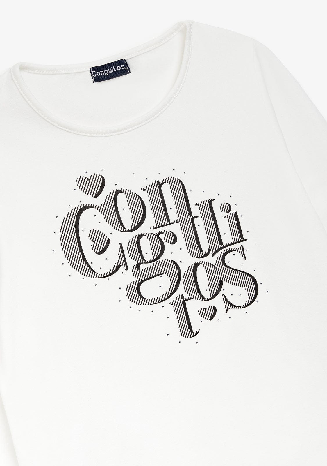 CONGUITOS ROPA / CAMISETAS / MANGA LARGA Off White Conguitos Print T-Shirt