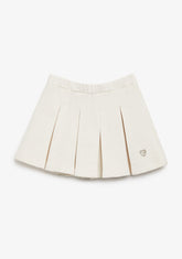 CONGUITOS ROPA / FALDAS Beige Plush Skirt