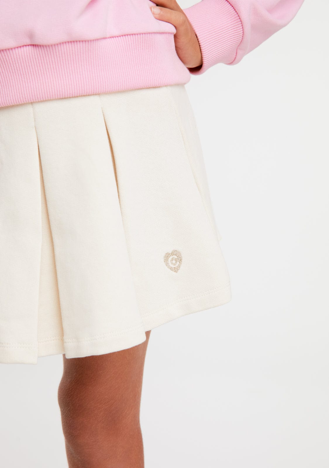 CONGUITOS ROPA / FALDAS Beige Plush Skirt