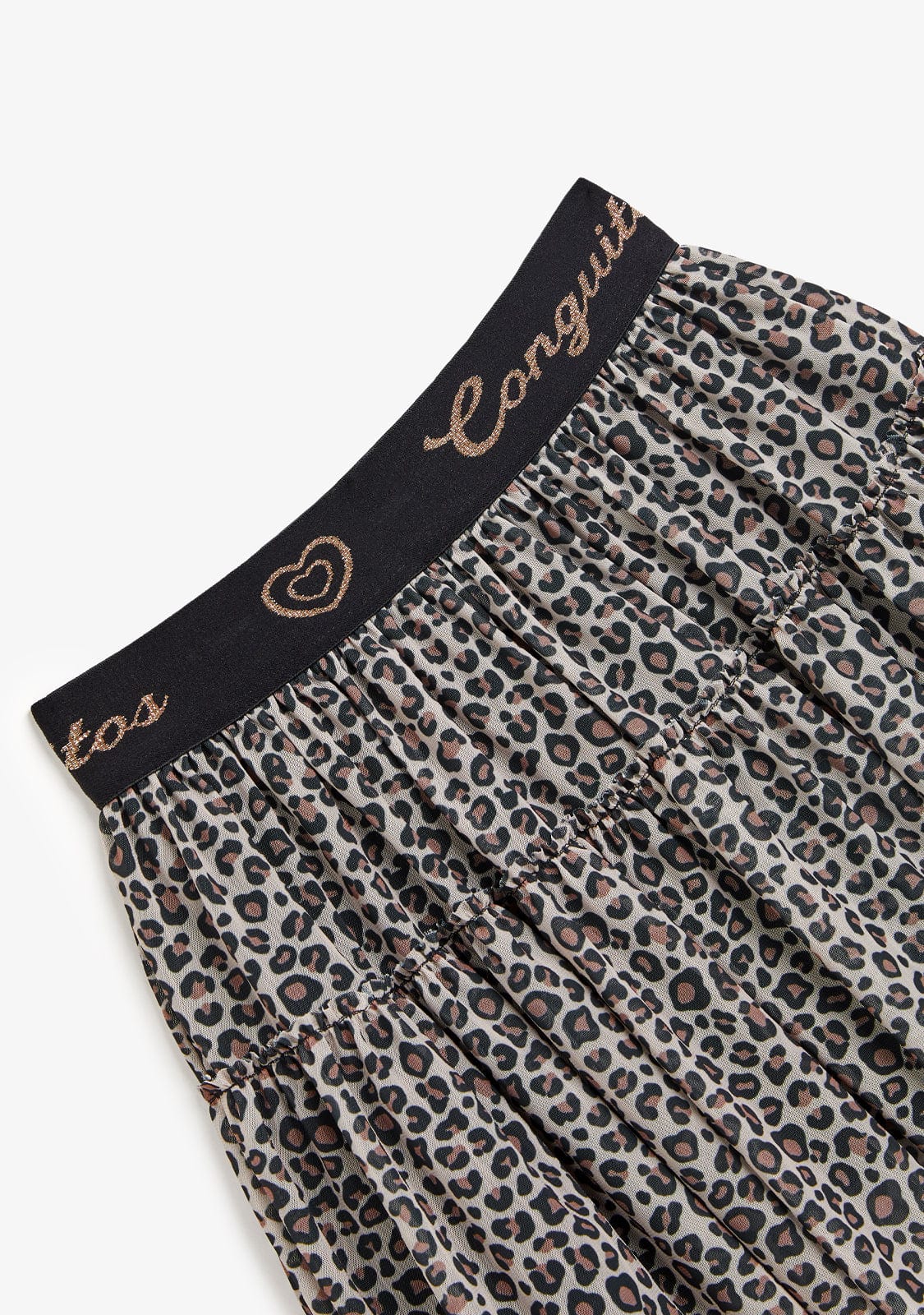 CONGUITOS ROPA / FALDAS Leopard Tulle Skirt