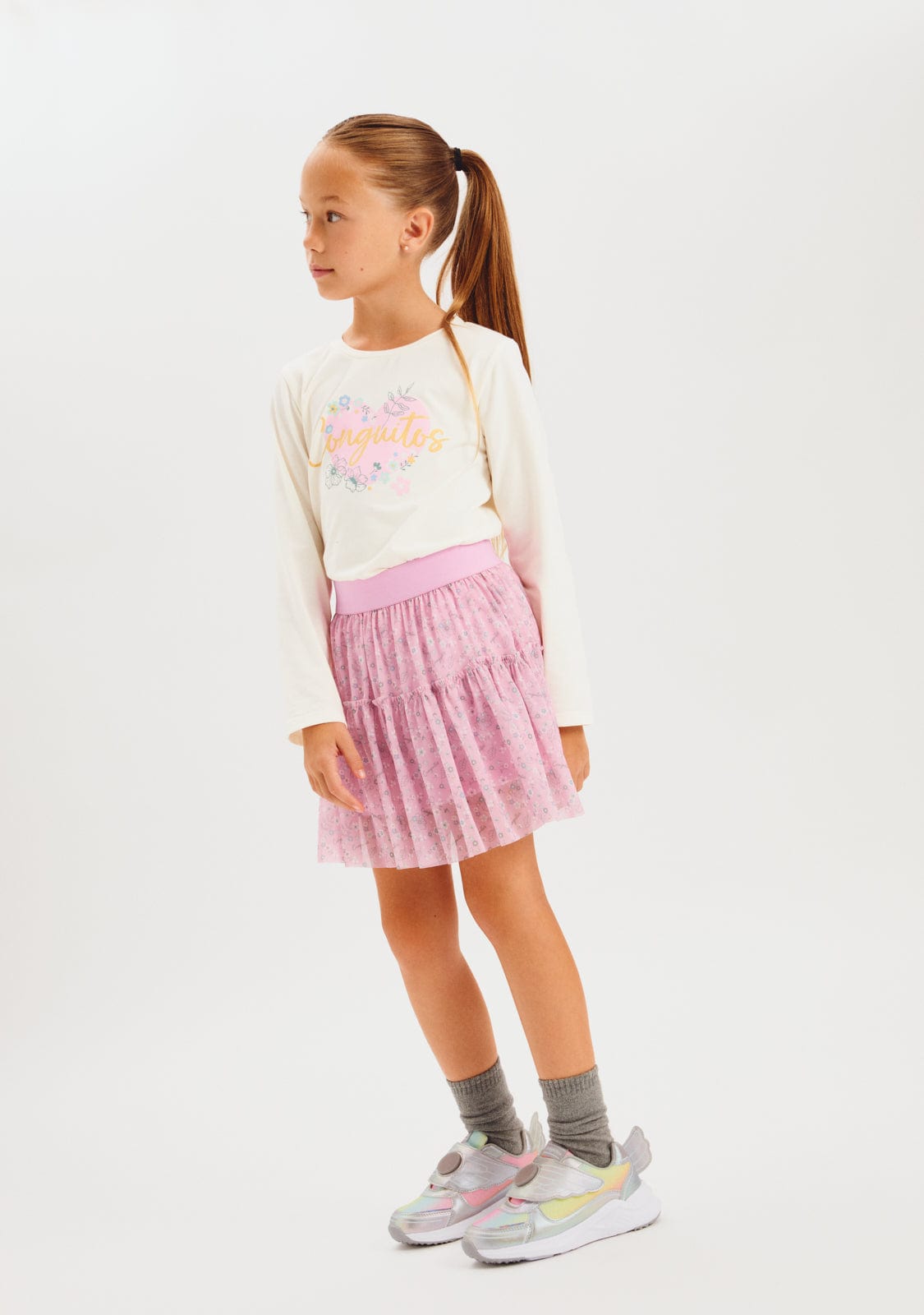CONGUITOS ROPA / FALDAS Pink Tulle Skirt