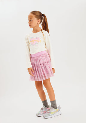 CONGUITOS ROPA / FALDAS Pink Tulle Skirt