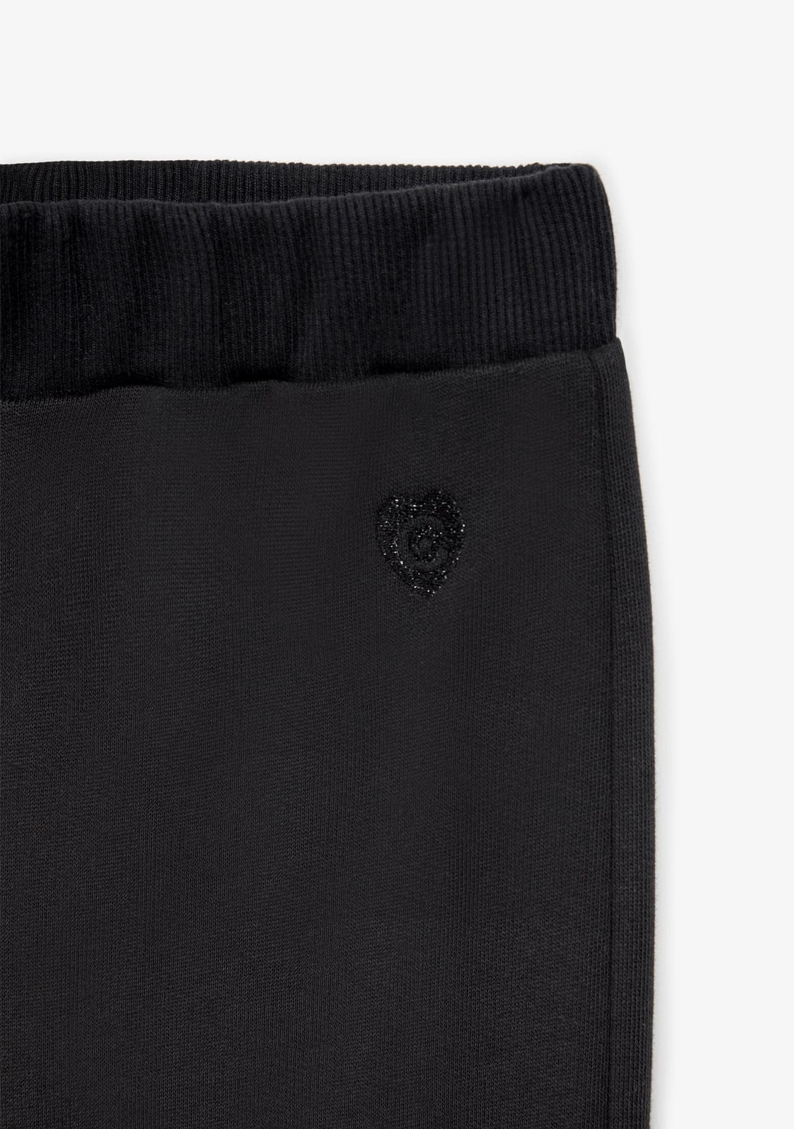 CONGUITOS ROPA / PANTALONES / LARGOS Black Plush Joggers