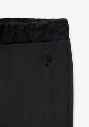 CONGUITOS ROPA / PANTALONES / LARGOS Black Plush Joggers