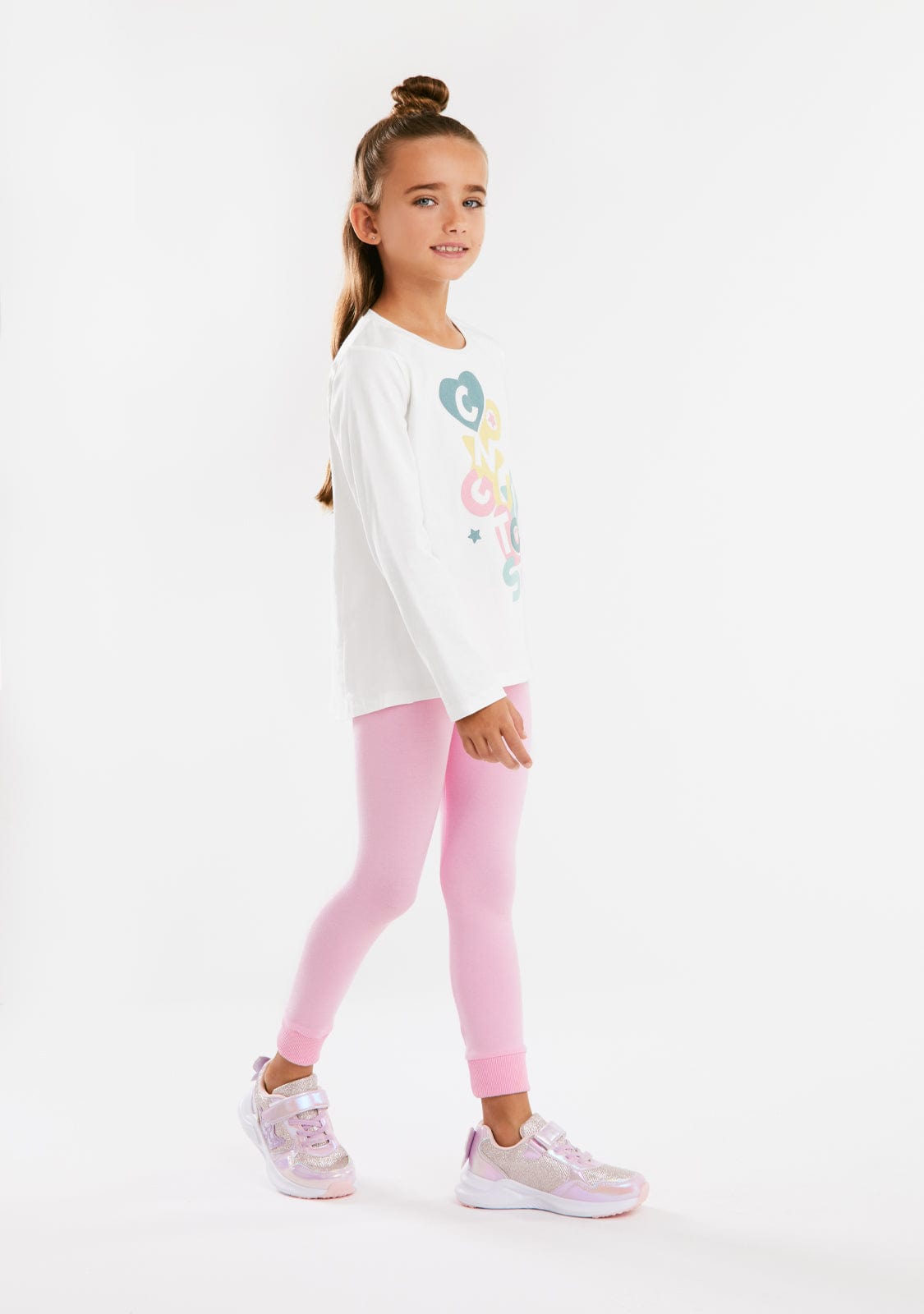 Leggings Coton Rose