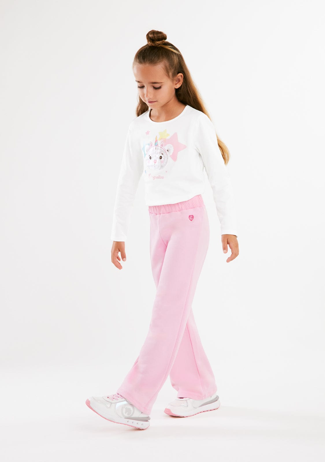 CONGUITOS ROPA / PANTALONES / LARGOS Pink Plush Joggers