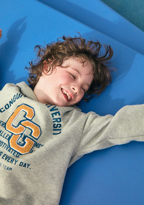 CONGUITOS ROPA / SUDADERAS / SUDADERAS CON CAPUCHA Grey Conguitos University Hoddie