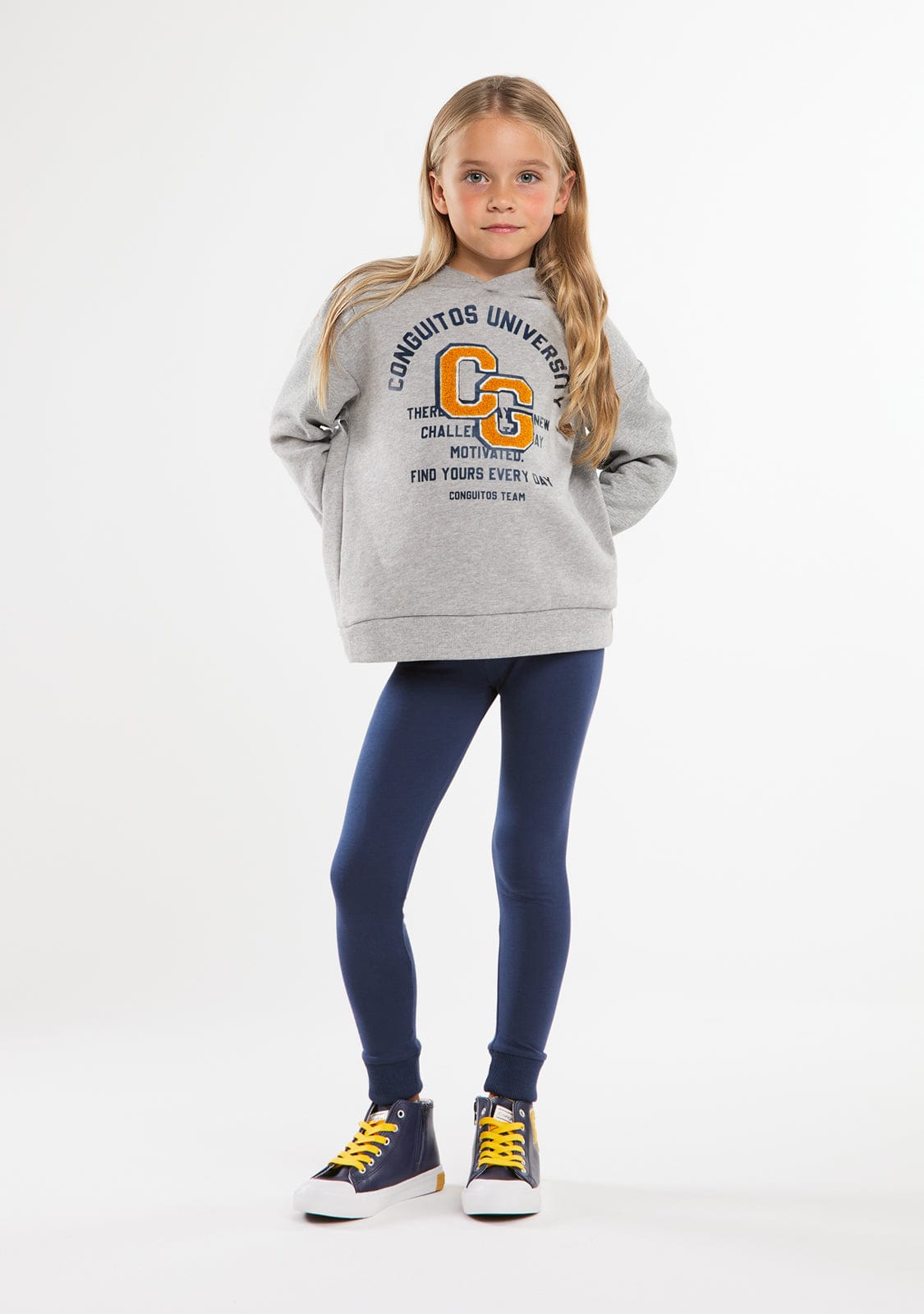 CONGUITOS ROPA / SUDADERAS / SUDADERAS CON CAPUCHA Grey Conguitos University Hoddie