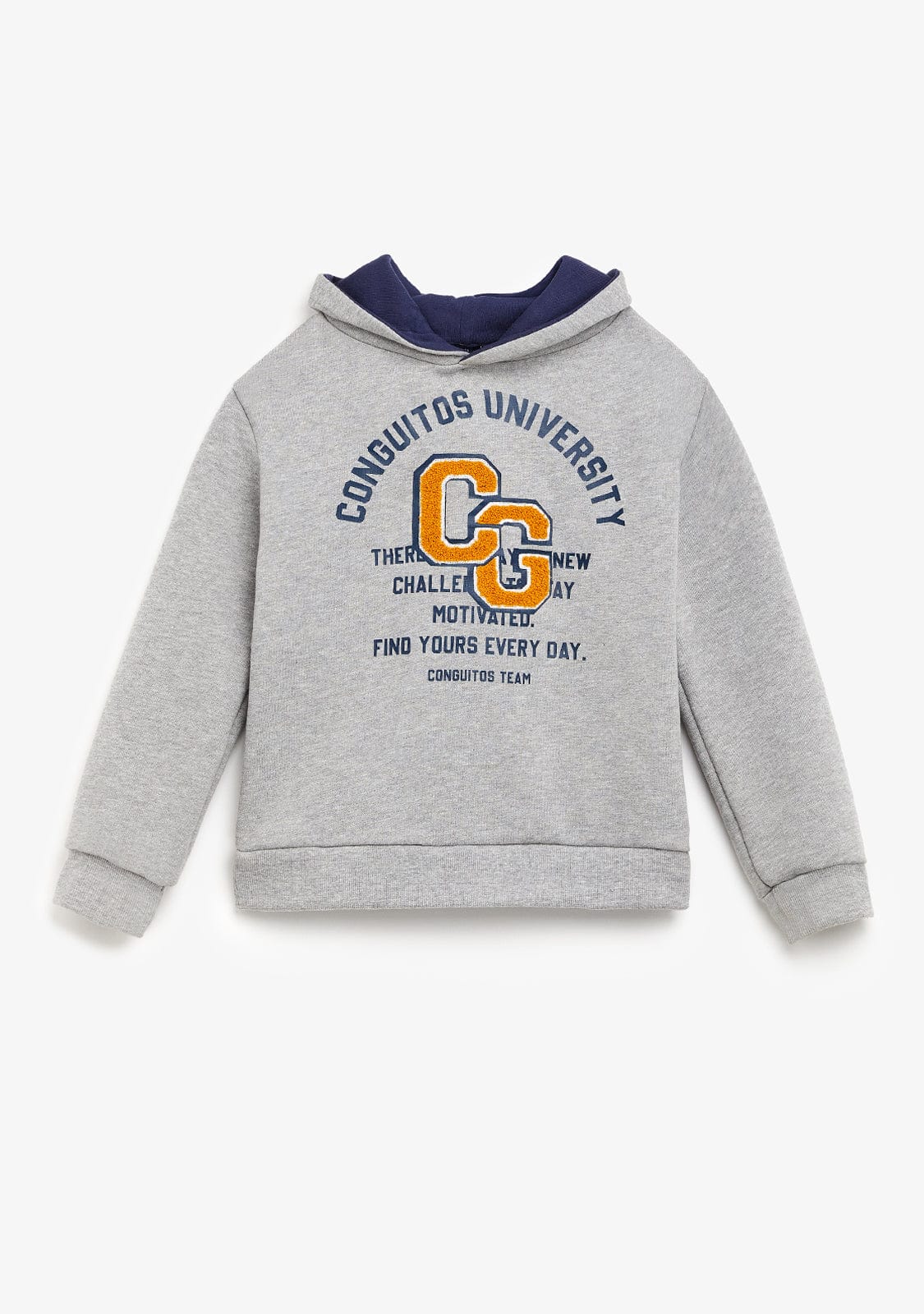 CONGUITOS ROPA / SUDADERAS / SUDADERAS CON CAPUCHA Grey Conguitos University Hoddie