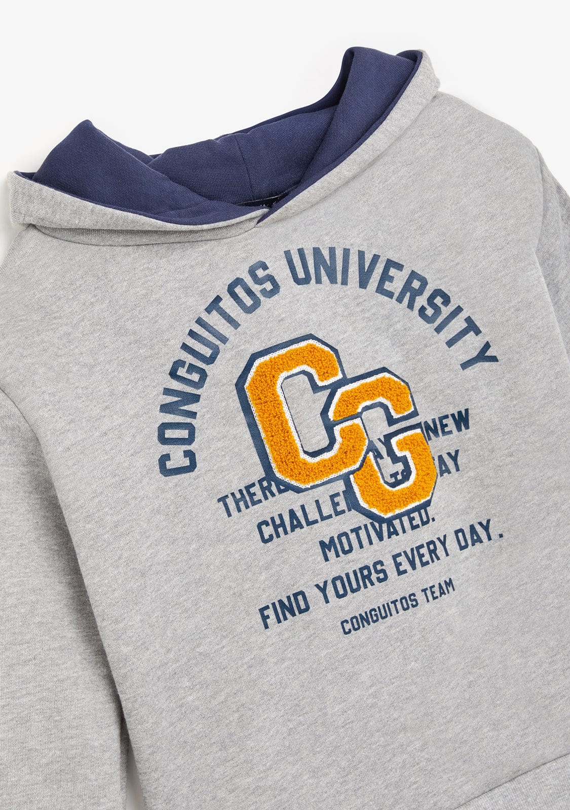 CONGUITOS ROPA / SUDADERAS / SUDADERAS CON CAPUCHA Grey Conguitos University Hoddie